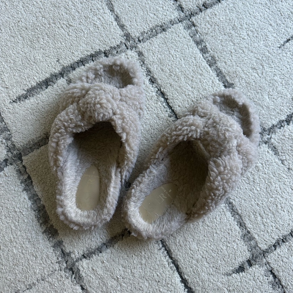 Aster Faux Fur Slides